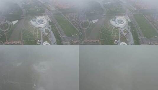 环绕航拍·上海天文馆高清在线视频素材下载