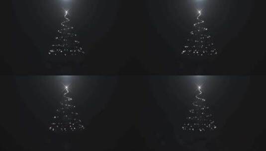 唯美圣诞树高清在线视频素材下载
