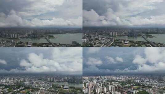 【4K穿云】海口城市航拍风光高清在线视频素材下载