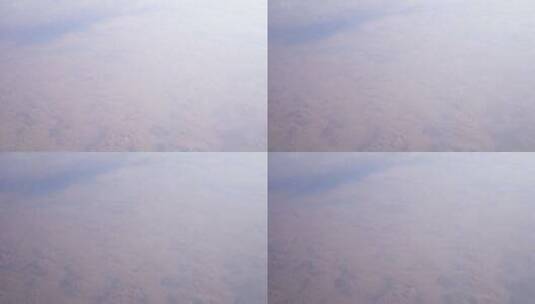 飞机上看沙漠高清在线视频素材下载