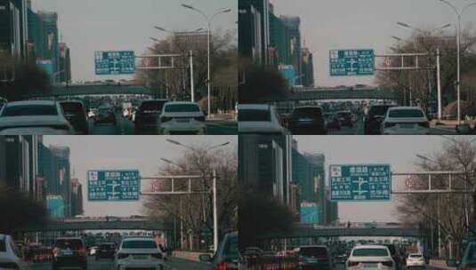 北京道路交通高清在线视频素材下载