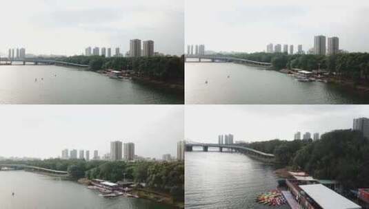 浑河岸边码头 夏季浑河高清在线视频素材下载