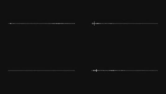 最小音频波形高清在线视频素材下载