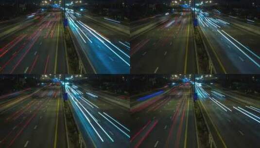 交通之夜高清在线视频素材下载