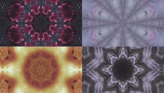 237 4K时尚抽象彩色泡沫液体万花筒背景高清在线视频素材下载