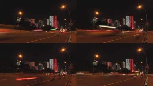 柳州市文昌大桥夜景高清在线视频素材下载