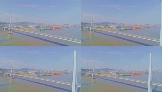 【原创4K】厦门漳州跨海大桥厦漳大桥高清在线视频素材下载