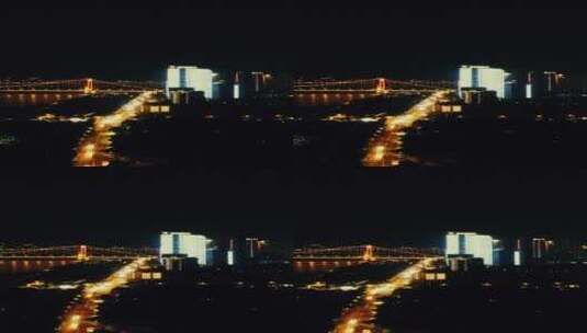 武汉沙湖大桥交通竖屏航拍高清在线视频素材下载
