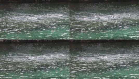 济南趵突泉公园，三股泉水喷涌称天下第一泉高清在线视频素材下载