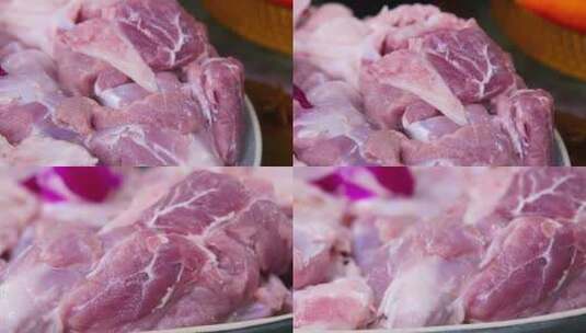 猪瘦肉素材高清在线视频素材下载
