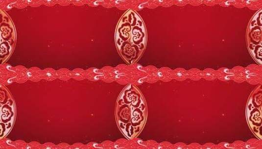 喜庆新年元旦春节舞台背景高清在线视频素材下载
