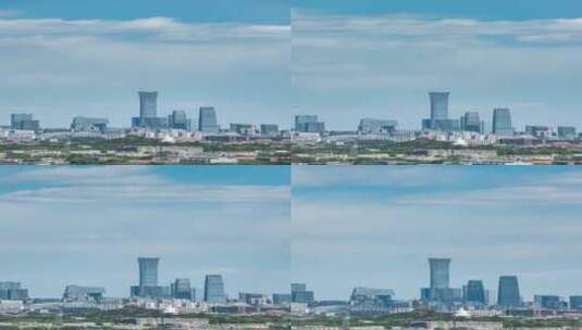 北京国贸CBD城市风光延时航拍4K高清在线视频素材下载
