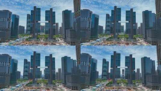 【正版5K素材】深圳大疆天空之城大厦航拍8高清在线视频素材下载