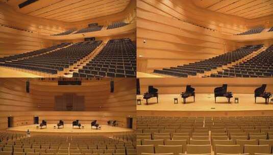 剧场空镜音乐厅高清在线视频素材下载