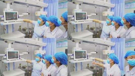 实习护士手术台高清在线视频素材下载