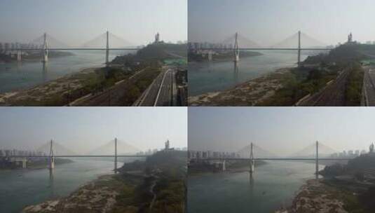 重庆长江大桥高清在线视频素材下载