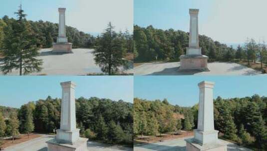 抗战胜利云南滇西松山战役纪念碑高清在线视频素材下载