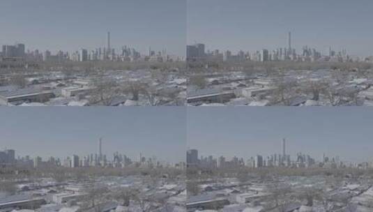 北京冬天雪景 北京冬季高清在线视频素材下载