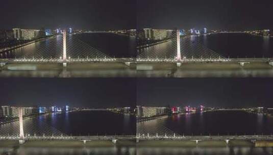 杭州钱塘江夜景高清在线视频素材下载