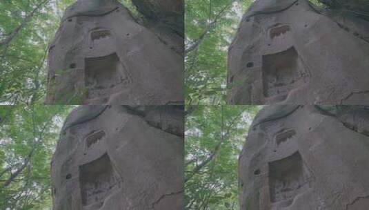 寺庙佛像雕塑空镜高清在线视频素材下载