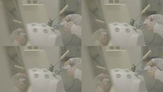 腔镜手术实验高清在线视频素材下载