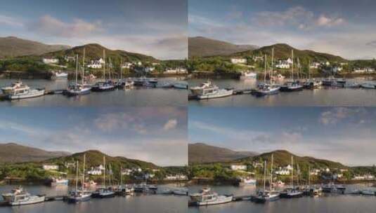 凯里金斯凯岛苏格兰船2高清在线视频素材下载