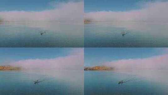 阿尔山天池风景区乌苏浪子湖高清在线视频素材下载