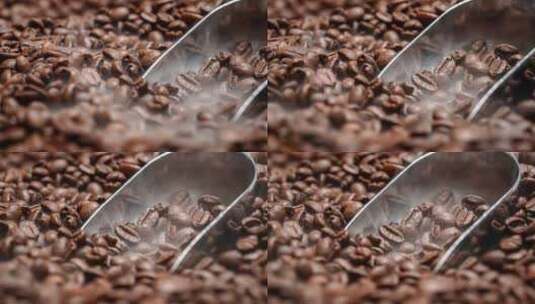 烤制咖啡豆烘焙咖啡豆高清在线视频素材下载