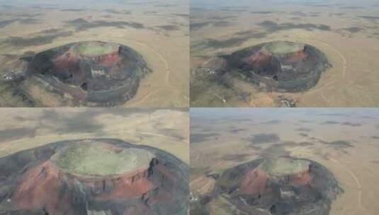 乌兰哈达火山地质公园高清在线视频素材下载