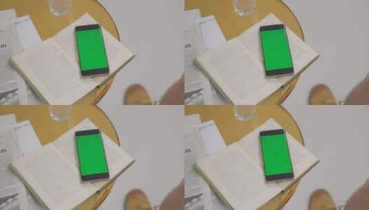4K绿幕抠像抠图玩手机高清在线视频素材下载