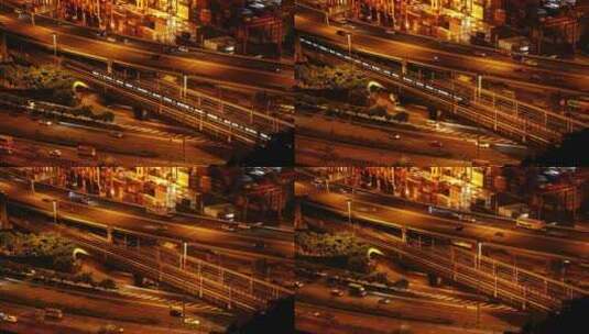 香港立体交通高清在线视频素材下载