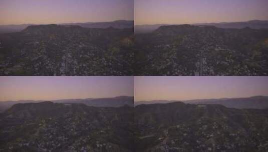 洛杉矶好莱坞航拍 4K HDR高清在线视频素材下载