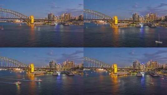 悉尼航拍延时高清在线视频素材下载