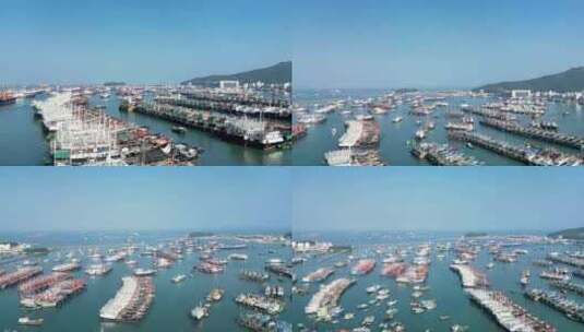 航拍广东阳江海陵岛闸坡国家级中心高清在线视频素材下载