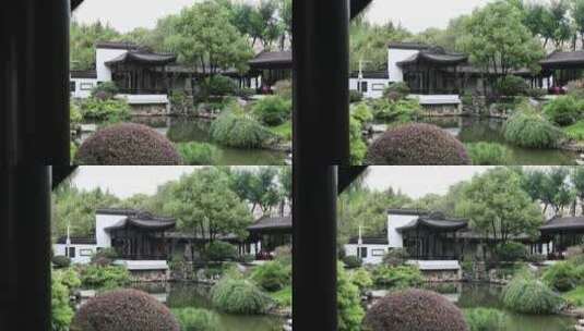 典雅古风建筑 亭台楼阁 中式园林高清在线视频素材下载