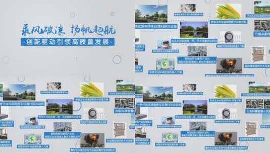 多组图片文字排列生活民生城市展示高清AE视频素材下载