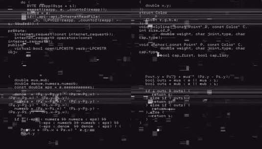 程序代码和视频故障高清在线视频素材下载