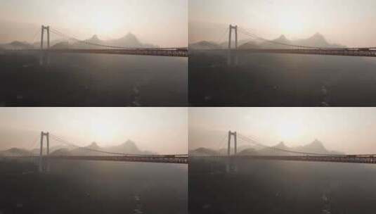 贵州省·安顺市·关岭·县·坝陵河大桥35高清在线视频素材下载