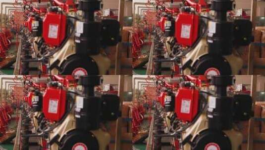 拖拉机生产车间高清在线视频素材下载