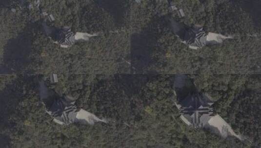 半山国家森林公园望辰阁高清在线视频素材下载