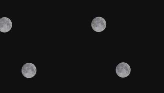 月亮移动背景高清在线视频素材下载
