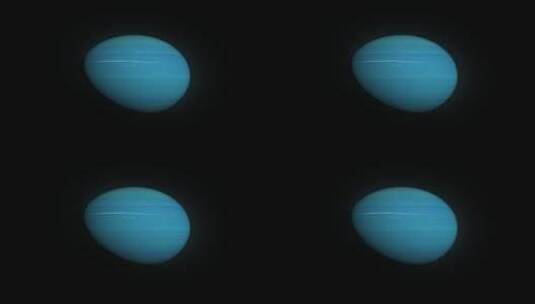 行星太阳系-天王星高清在线视频素材下载