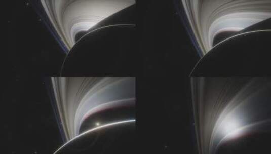 巨大的太阳系行星高清在线视频素材下载