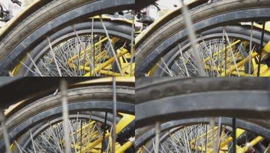 共享单车 单车 共享文化 自行车高清在线视频素材下载