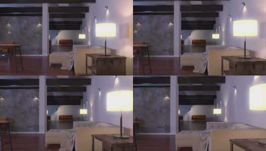现代房屋室内的空间设计高清在线视频素材下载