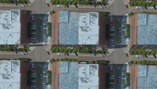 昆明发展视频昆明高新区产业园高楼俯拍高清在线视频素材下载