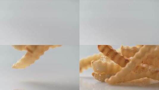 从马铃薯到薯片薯条的制作过程高清在线视频素材下载