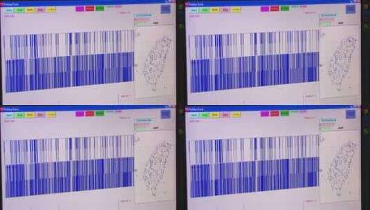 中国台湾岛地震检测数据高清在线视频素材下载