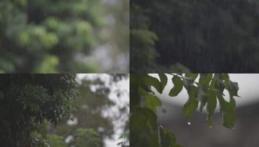 阴暗天气下雨天高清在线视频素材下载