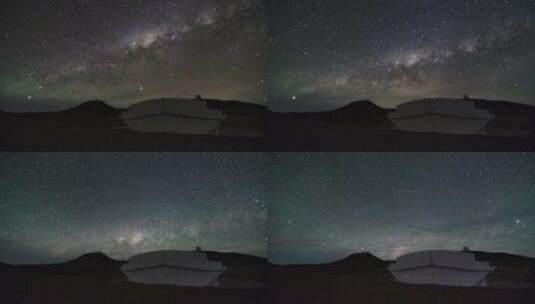 凝视夜晚深邃星空，在宇宙中探索无尽遐想高清在线视频素材下载